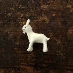 Gluckskafer Handmade Wool Felt Large Goat Toys
