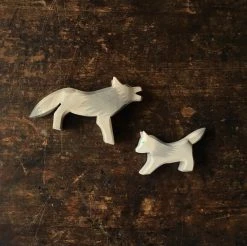Ostheimer Handcrafted Small Wolf Toys