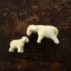 Gluckskafer Handmade Wool Felt Lamb Toys