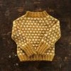 Mormor.nu Hand Knit Wool Knud Sweater- Mustard Tops & Sweaters