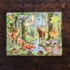 Stjernespill Toys Thick Cardboard Puzzle 40 Pieces - Wildlife Of The European Forest