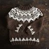 Mormor.nu Hand Knit Wool/Alpaca Palle Sweater - Brown Tops & Sweaters