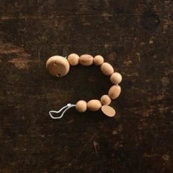 HEIMESS Soother Wooden Chain Clip/Holder