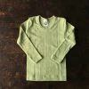Cosilana Organic Merino Wool/Cotton/Silk Top - Green Melange