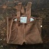 Disana Baby Wool Exclusive Organic Boiled Wool Pocket Dungarees - Hazelnut