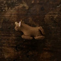 Gluckskafer Toys Handmade Wool Felt Ox