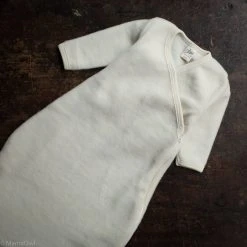 Lilano Organic Merino Brushed Terry Wrap Sleeping Bag - Natural Baby Sleep & Blankets