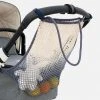 Mara Mea Cotton Stroller Net - Dip Dye Grey