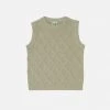FUB SALE Organic Cotton Texture Vest - Elm