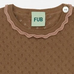 FUB Organic Cotton Pointelle Body - Camel SALE