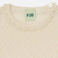 FUB SALE Organic Cotton Pointelle Body - Ecru