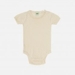 FUB SALE Organic Cotton Pointelle Body - Ecru