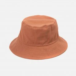 Huttelihut Cotton & Linen Cotton Canvas Festival Hat - Marsala