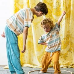 Mabli Cotton/Linen Deckchair Tee - Sand SALE