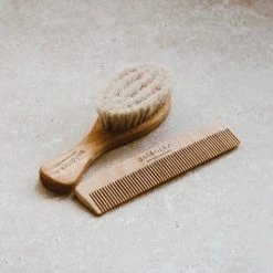 Goldrick Wooden Baby Brush Set - Brush & Comb