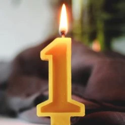 Goldrick Handmade Beeswax Number Candles Home & Baby Care