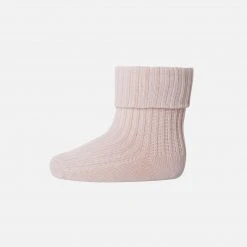 MP Cotton Rib Ankle Socks - Rose Dust Cotton & Linen