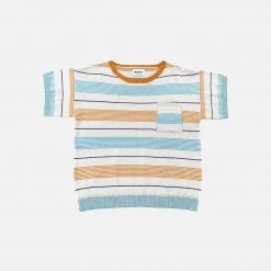Mabli Cotton/Linen Deckchair Tee - Sand SALE
