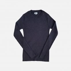 Mabli Women’s Merino Wool Magnus Rib Pullover - Ink