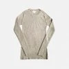 Mabli Women’s Merino Wool Magnus Rib Pullover - Wheat