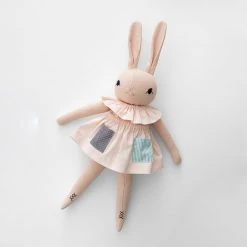 Polka Dot Club Handmade Cotton Medium Rabbit - Flora
