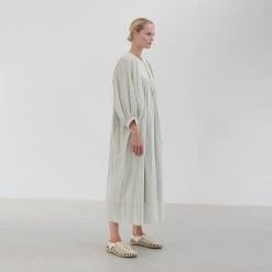 Skall Studio SALE Women's Organic Cotton Nadja Dress - Sage Green