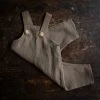 Tortoise & The Hare Plant Dyed Linen Dungarees - Logwood Cotton & Linen