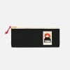 YKRA Cotton Canvas Pencil Case - Black Bags