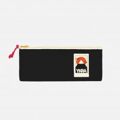 YKRA Cotton Canvas Pencil Case - Black Bags