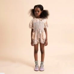 Apolina Organic Cotton Nellie Romper - Woodland Floral