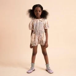 Apolina Organic Cotton Nellie Romper - Woodland Floral