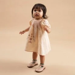 Apolina Organic Linen Maren Dress - Shell Cotton & Linen