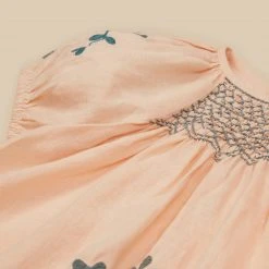 Apolina Cotton & Linen Organic Linen Maren Dress - Sweetpea