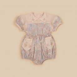Apolina Organic Cotton Nellie Romper - Woodland Floral