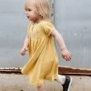 As We Grow SALE Cotton/Alpaca SS Anna Dress - Yellow