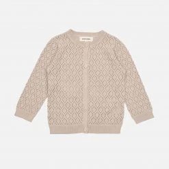 As We Grow SALE Cotton Diamond Cardigan - Rye