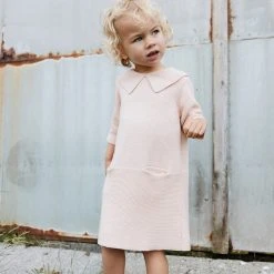 As We Grow Cotton Sister Dress - Light Pink