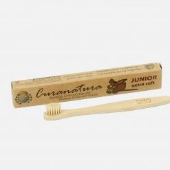 Curanatura Bamboo Junior Toothbrush With Bamboo Bristles Home & Baby Care