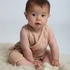 Beaumont Organic Organic Cotton Evan Romper - Brown