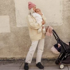 BINIBAMBA Merino Sheepskin Buggy Mittens - Rose Home & Baby Care