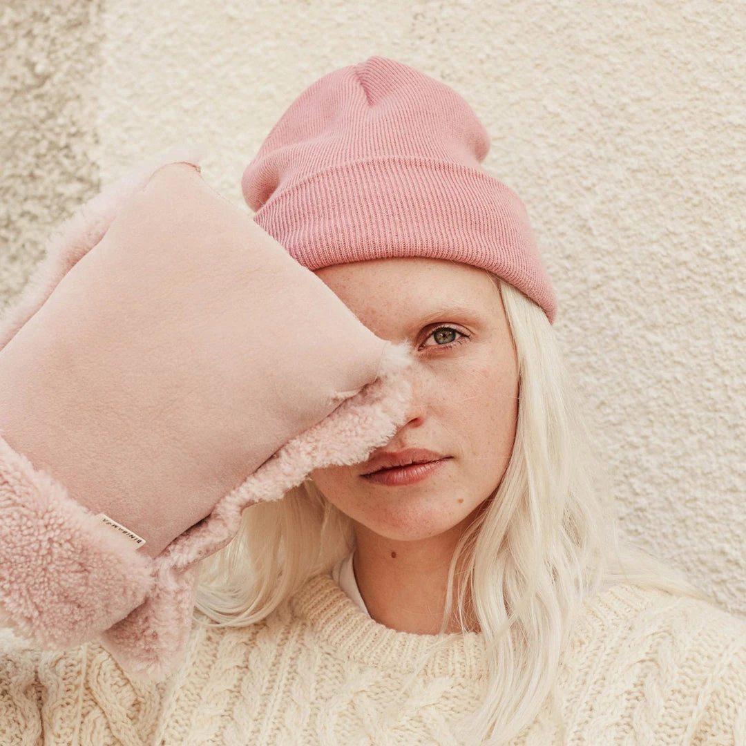 BINIBAMBA Merino Sheepskin Buggy Mittens - Rose Home & Baby Care
