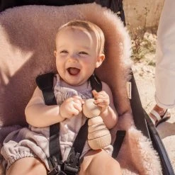 BINIBAMBA Merino Sheepskin Snuggler / Buggy Liner - Rose Home & Baby Care