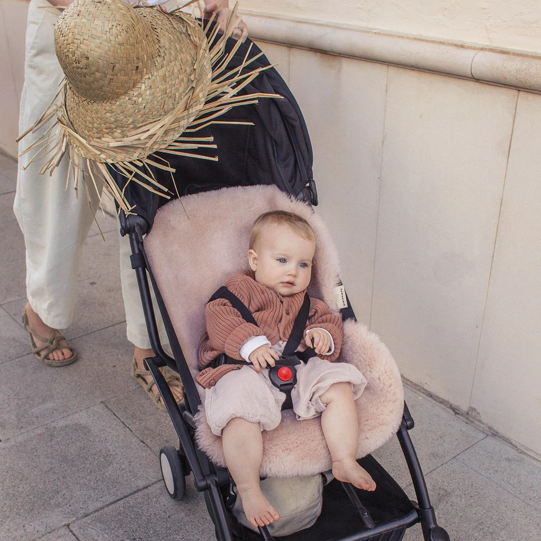 BINIBAMBA Merino Sheepskin Snuggler / Buggy Liner - Rose Home & Baby Care