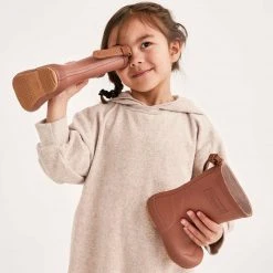 Bisgaard Shoes Natural Rubber Boots - Old Rose