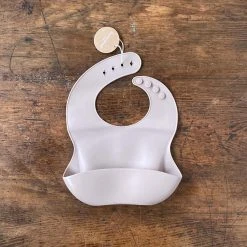 Bonét Et Bonét Soft Silicone Bib - Peachy Mauve Home & Baby Care