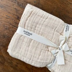 Bonét Et Bonét Organic Cotton Muslins - Macademia - Set Of 4 Home & Baby Care