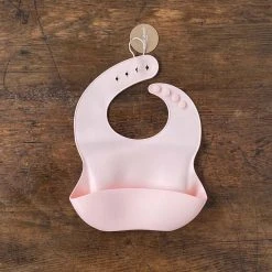 Bonét Et Bonét Soft Silicone Bib - Peachy