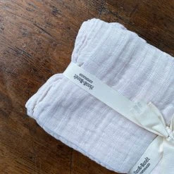 Bonét Et Bonét Home & Baby Care Organic Cotton Muslins - Shell - Set Of 4