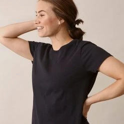 Boob Adults Organic Cotton Maternity Tee - Black