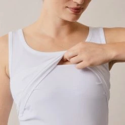 Boob Adults Organic Cotton Maternity Classic Tank Top - White